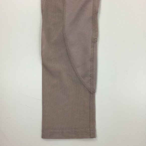 GYMSHARK Light Mauve Pink Dry Moisture Wicking Sheer Mesh Insert Leggings Pants - Picture 7 of 13